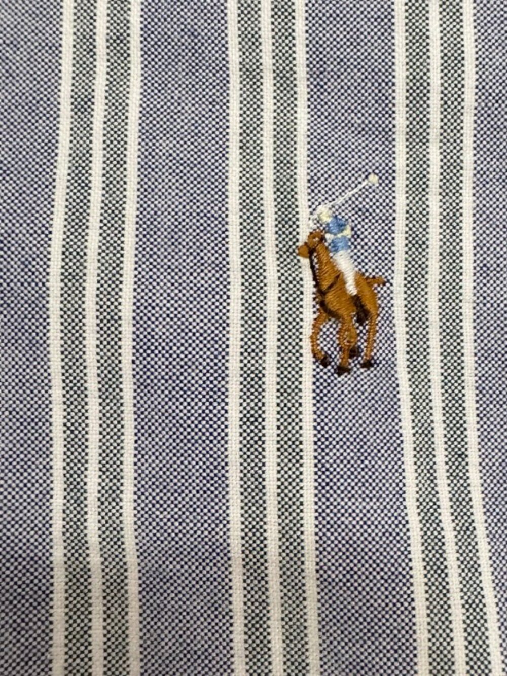Ralph Lauren Yarmouth Shirt 100% Cotton Men's size 14 ½ -31 Blue  button down - Picture 7 of 8